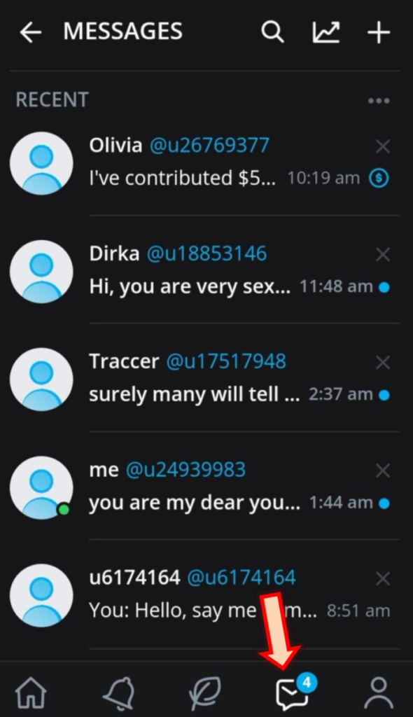 общение в onlyfans