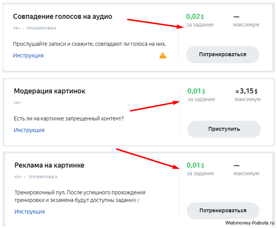 заработать деньги в Яндекс Толока