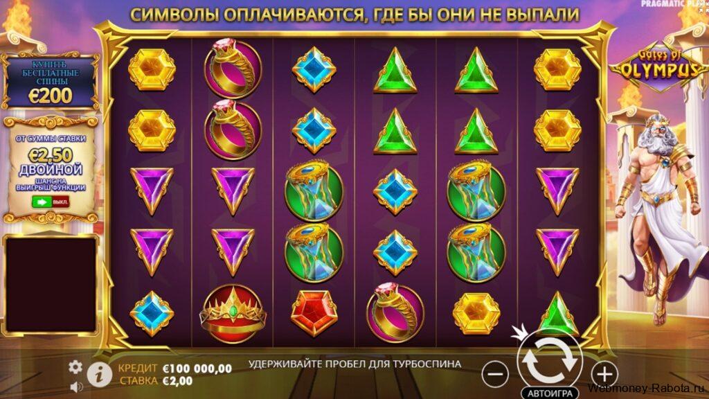 Gates of Olympus - играть в слот на реальные деньги и бесплатно онлайн